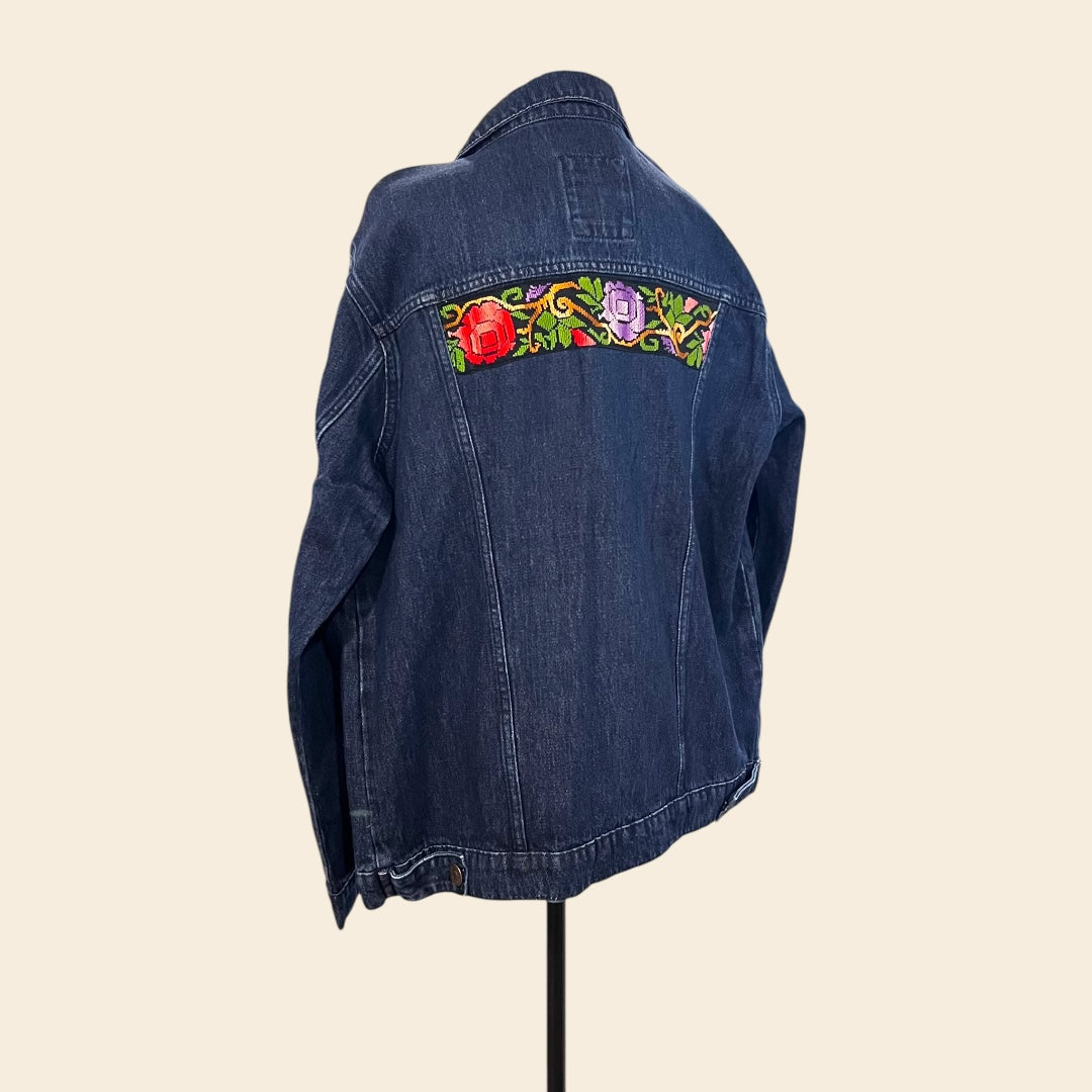 Special Edition - Floral Tatreez Denim Jacket