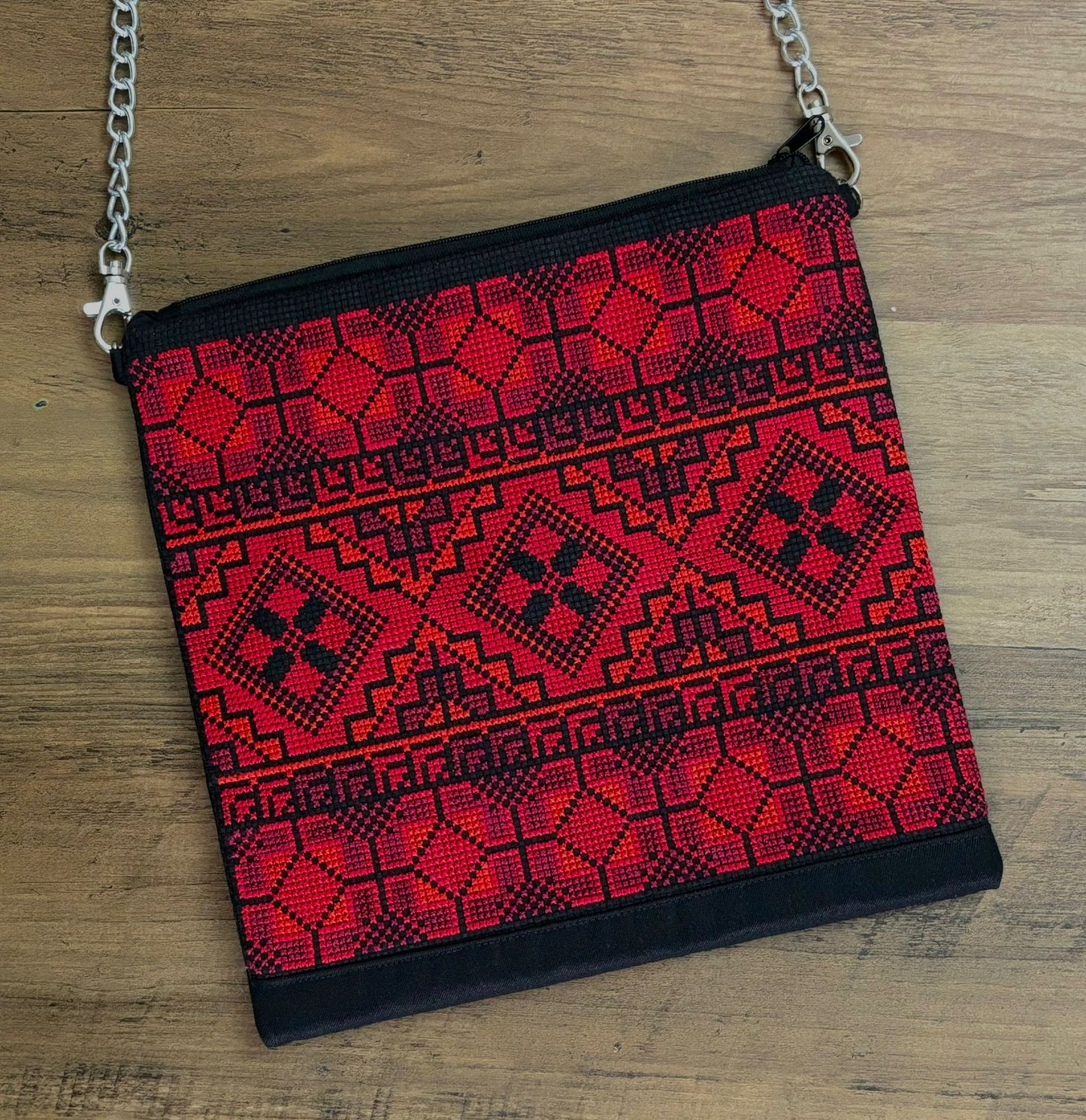 Handmade Diamond Floret Shoulder & Crossbody Bag