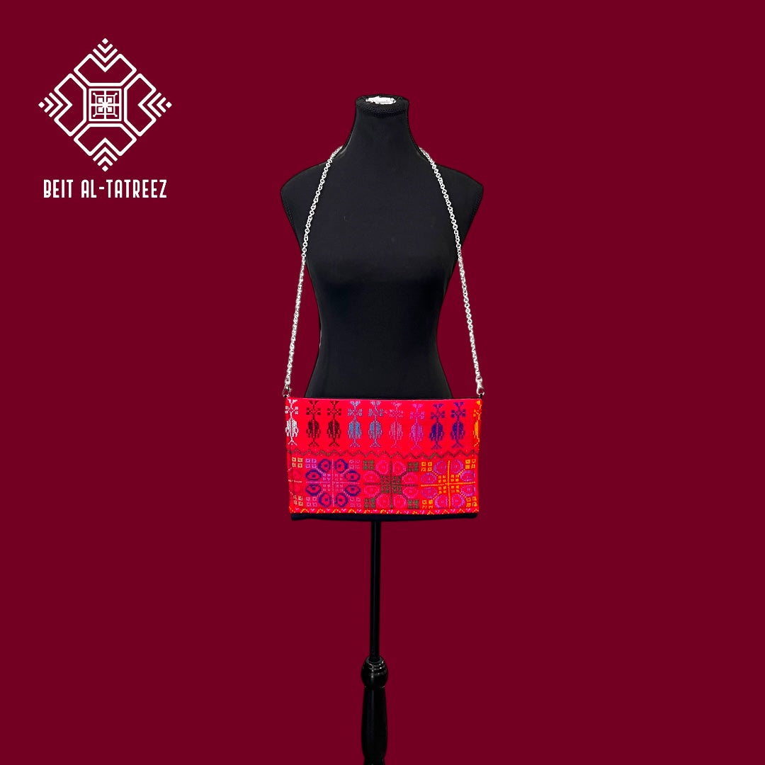 Handmade Colorful Tatreez Shoulder & Crossbody Bag