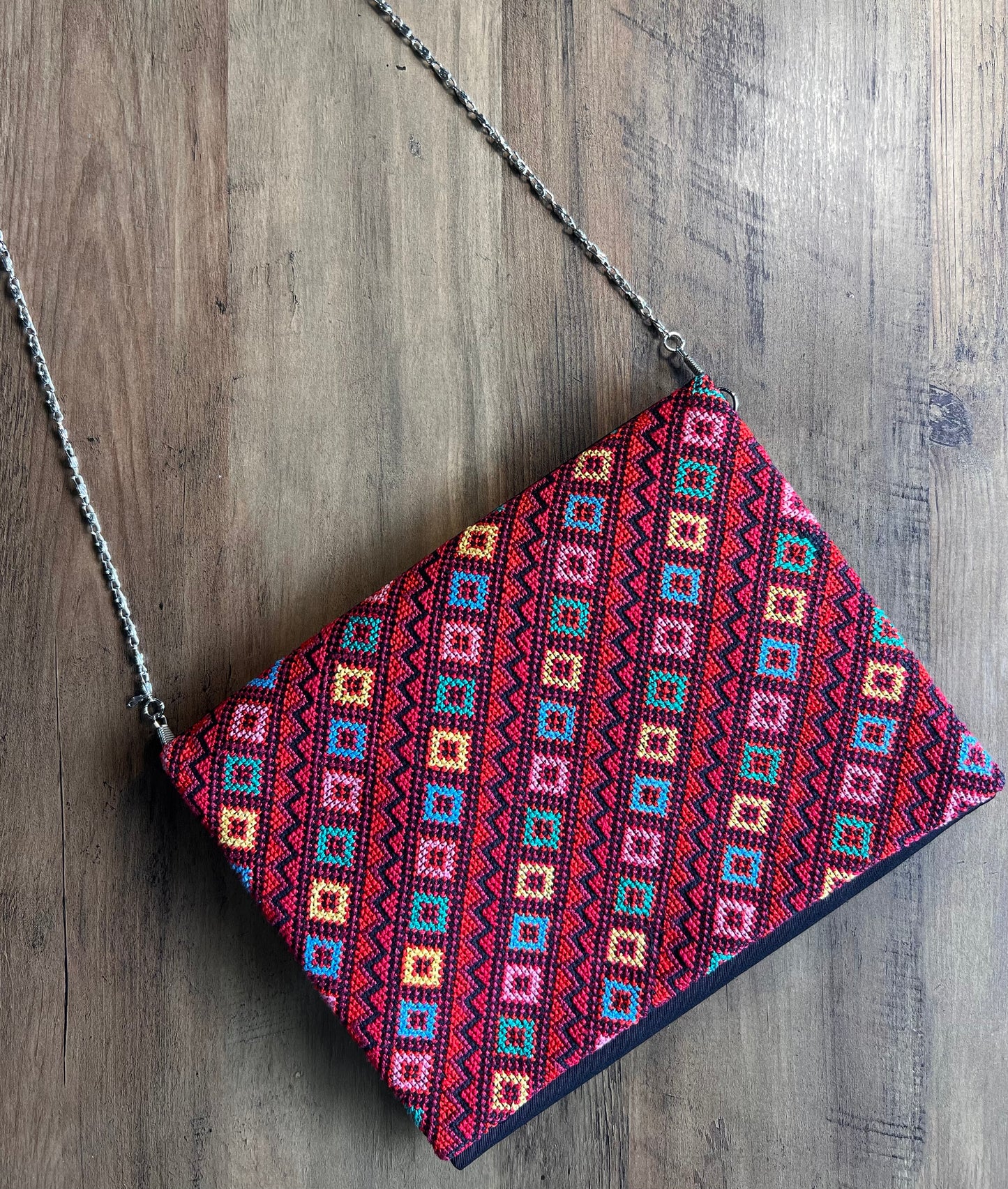 Handmade Colorful Tatreez Shoulder & Crossbody Bag