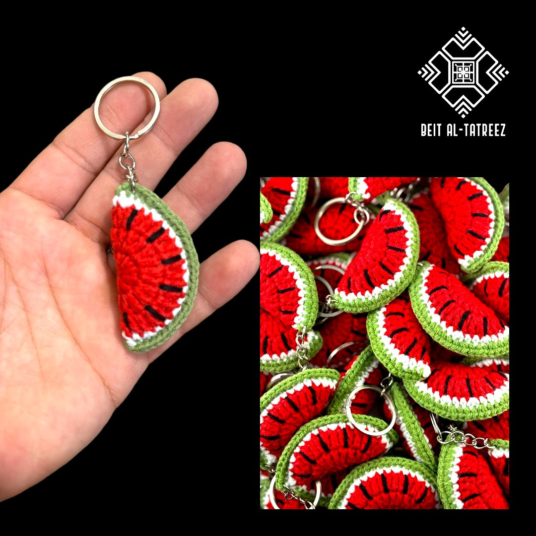 Key Chain - Watermelon Crochet