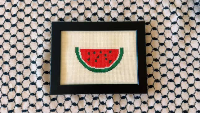 Tatreez Watermelon Slice II