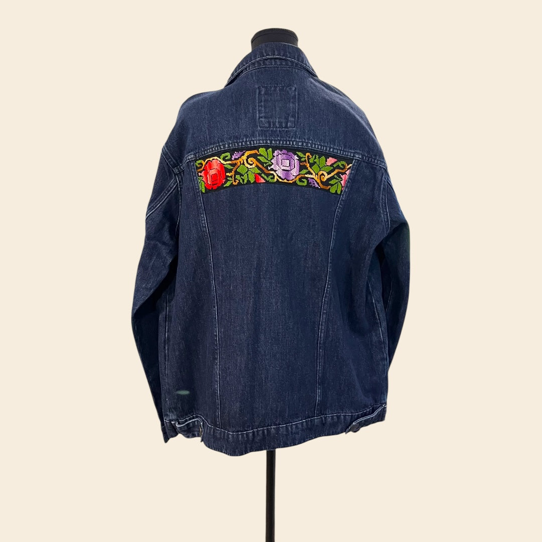 Special Edition - Floral Tatreez Denim Jacket