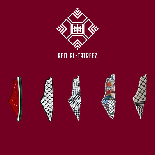 NEW ARRIVAL Palestine Map Shirt Pins