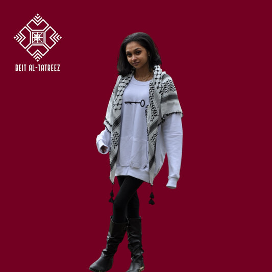 Limited Edition-Classic Keffiyeh Black Tassels