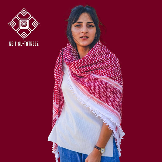 Classic Red Keffiyeh