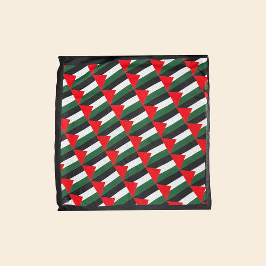 Palestine Flag Pattern Bandana