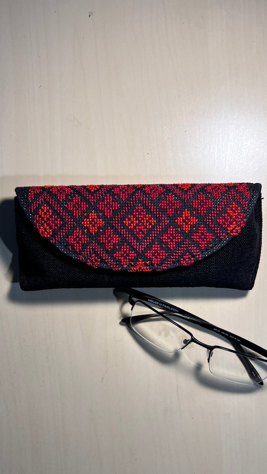 Embroidered Eyeglasses Case