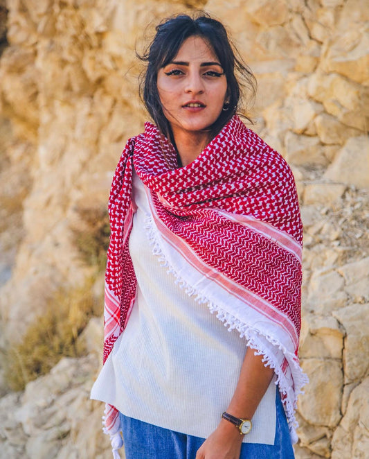 Classic Red Keffiyeh