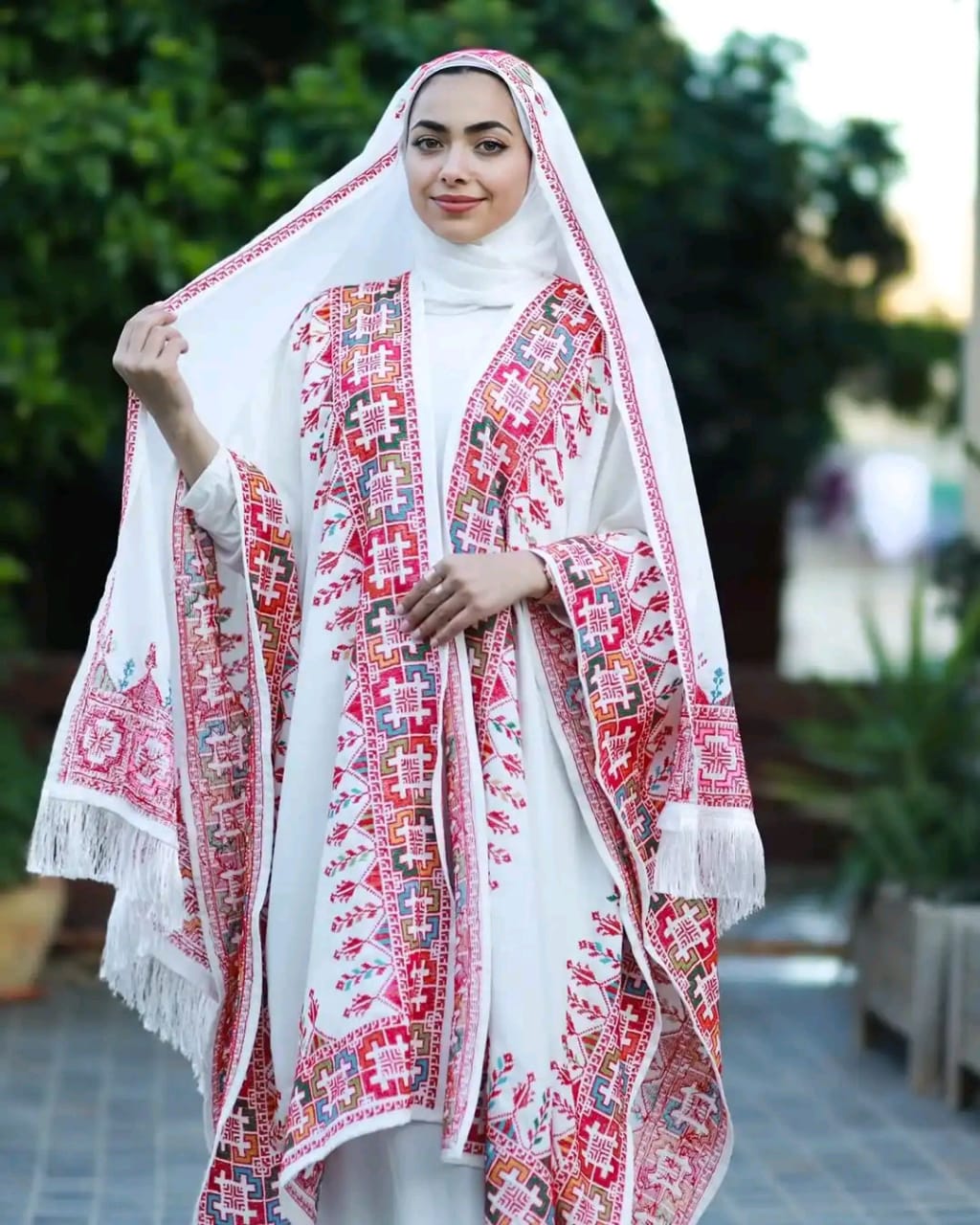 Coral Mermaid Kaftan Handmade