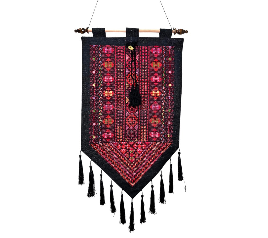 Handmade Palestine Tatreez Wall Hanging