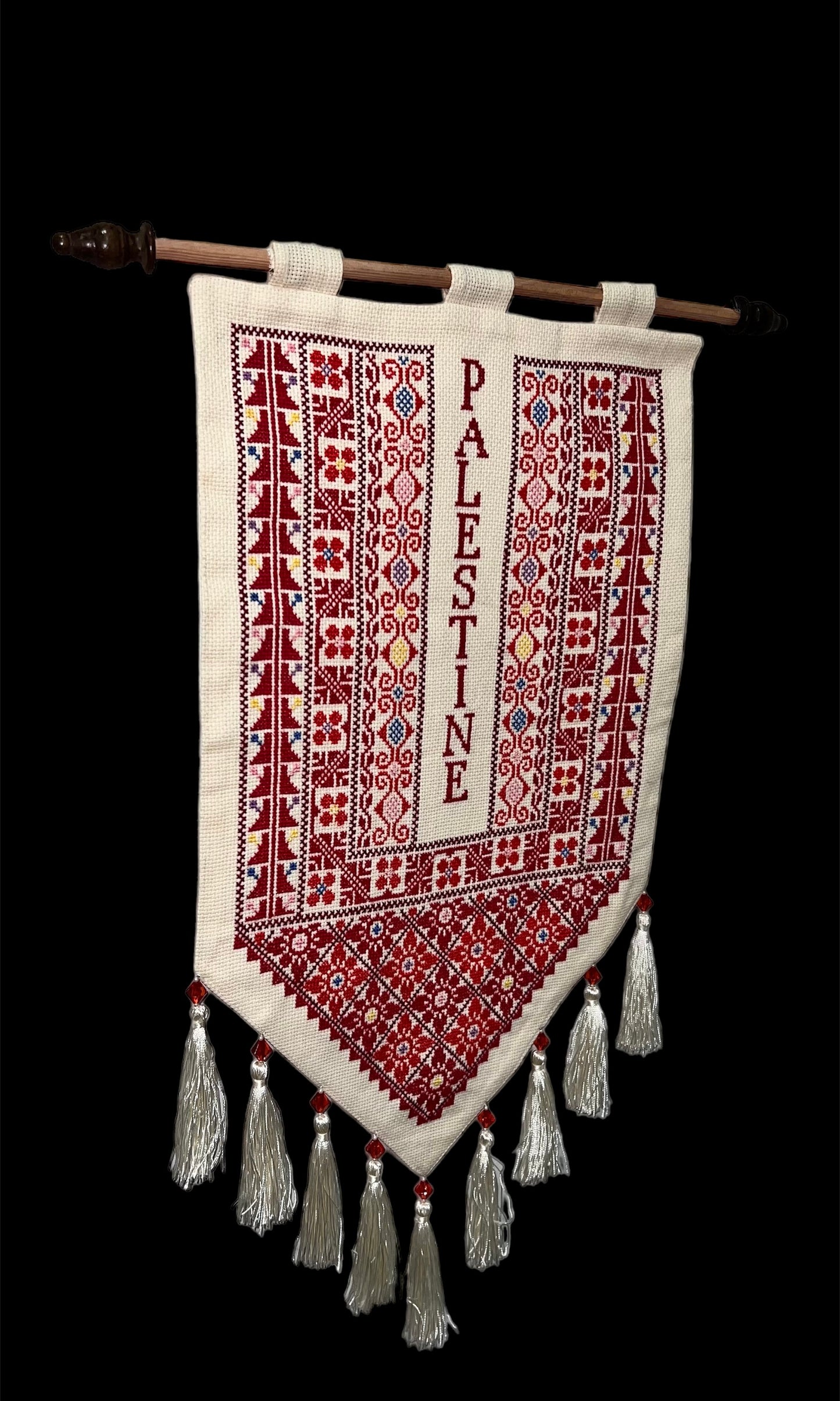 Handmade Palestine Tatreez Wall Hanging