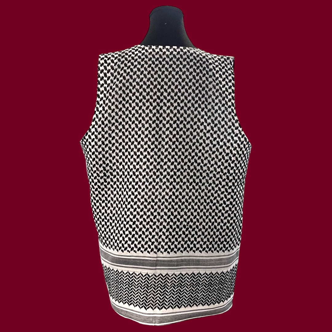 Palestinian Keffiyeh Vest – By Beit Al-Tatreez