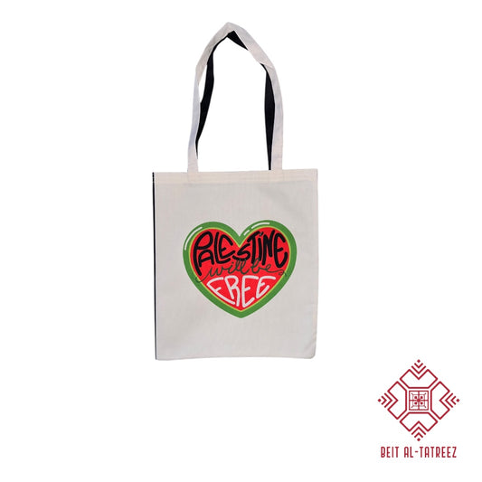 Palestinian Heart Tote Bag