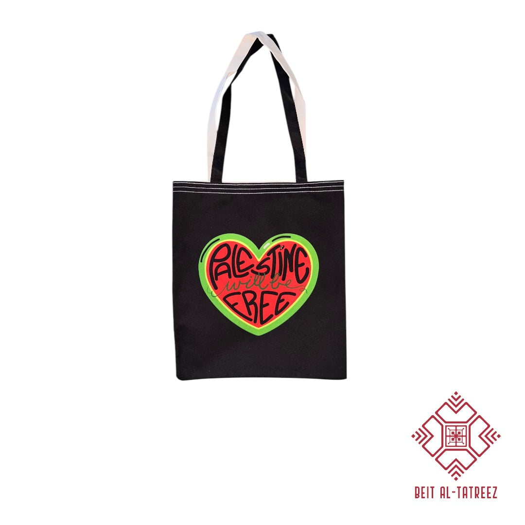 Palestinian Heart Tote Bag