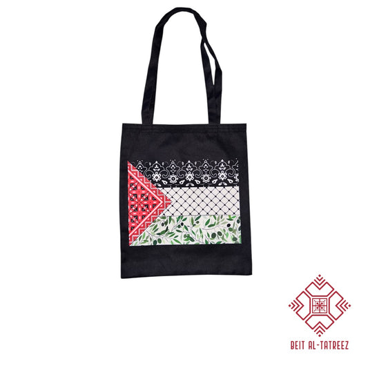 Palestine Flag Tote Bag