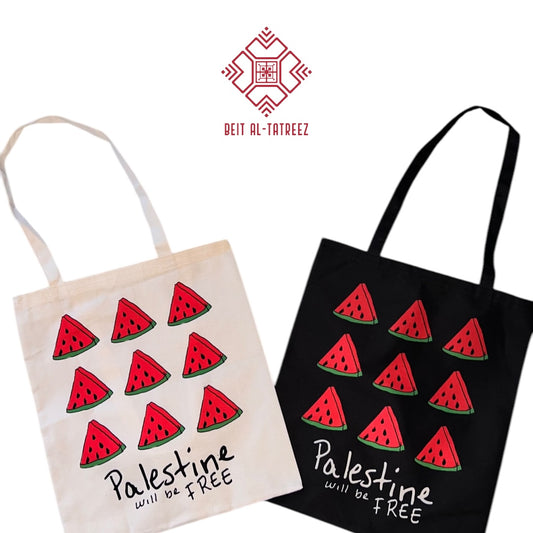 Palestinian Watermelon Tote Bag